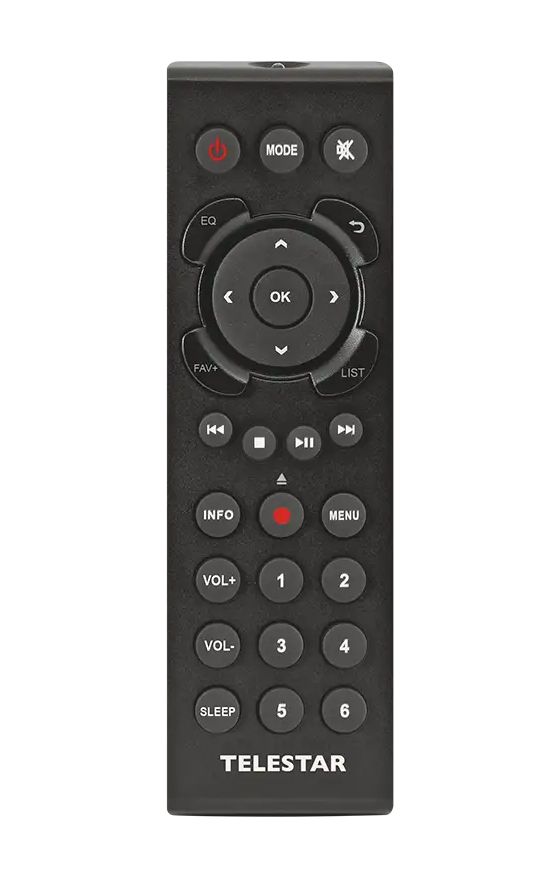 Top 500 DAB+/UKW Internetradio Bluetooth (Schwarz) 