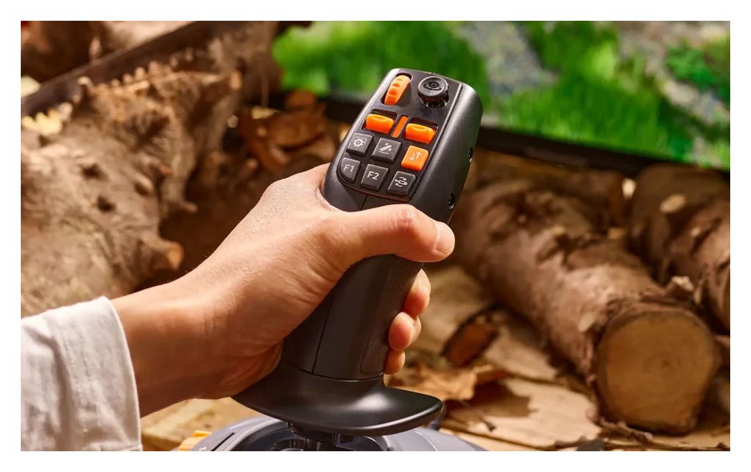 SimTask FarmStick X Joystick für PC, Xbox Series S, Xbox Series X  (Schwarz, Grau) 