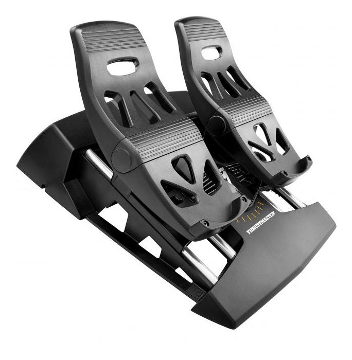 T.Flight Rudder Pedals Pedale für PC, PlayStation 4, Xbox  (Schwarz) 