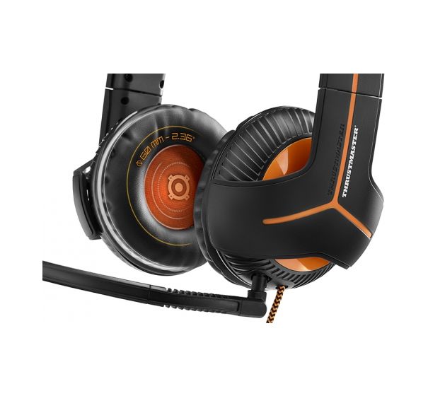 Y-350CPX Over Ear Kopfhörer Kabelgebunden  (Schwarz, Orange) 