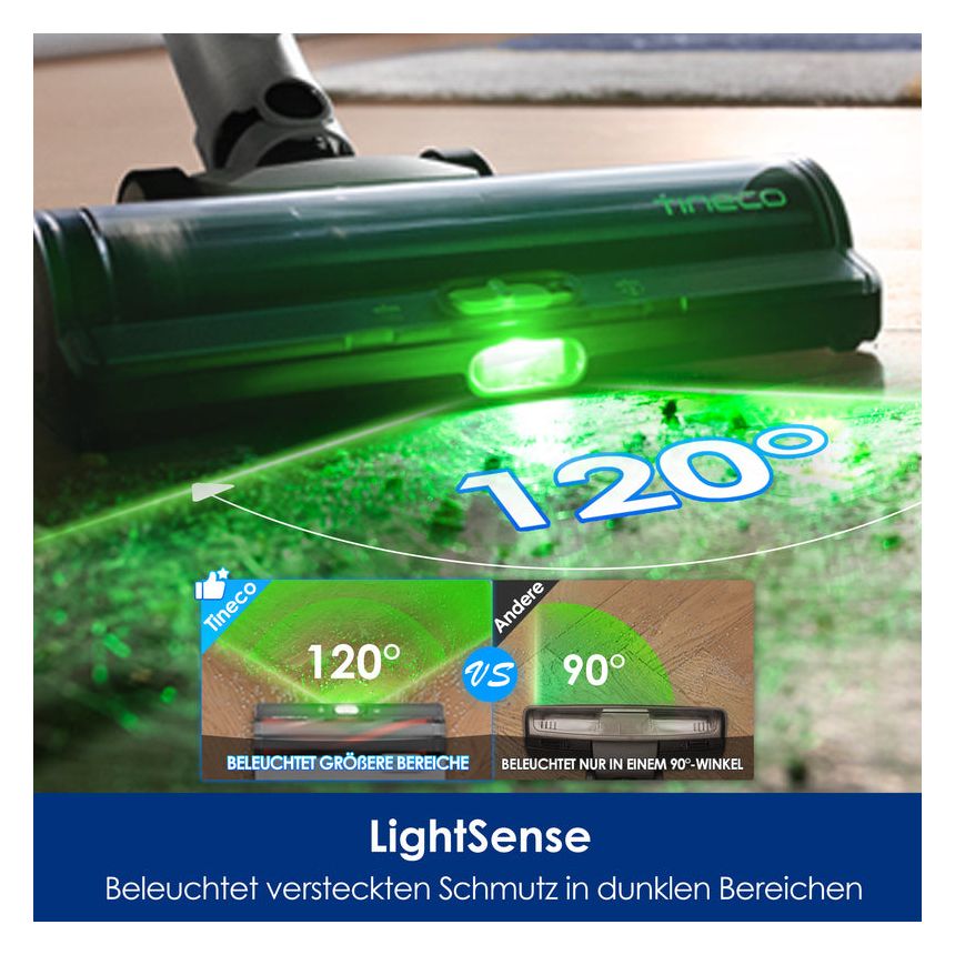 Pure One A50S Plus Handstaubsauger Beutellos bis 70 min Laufzeit  (Weiß) 