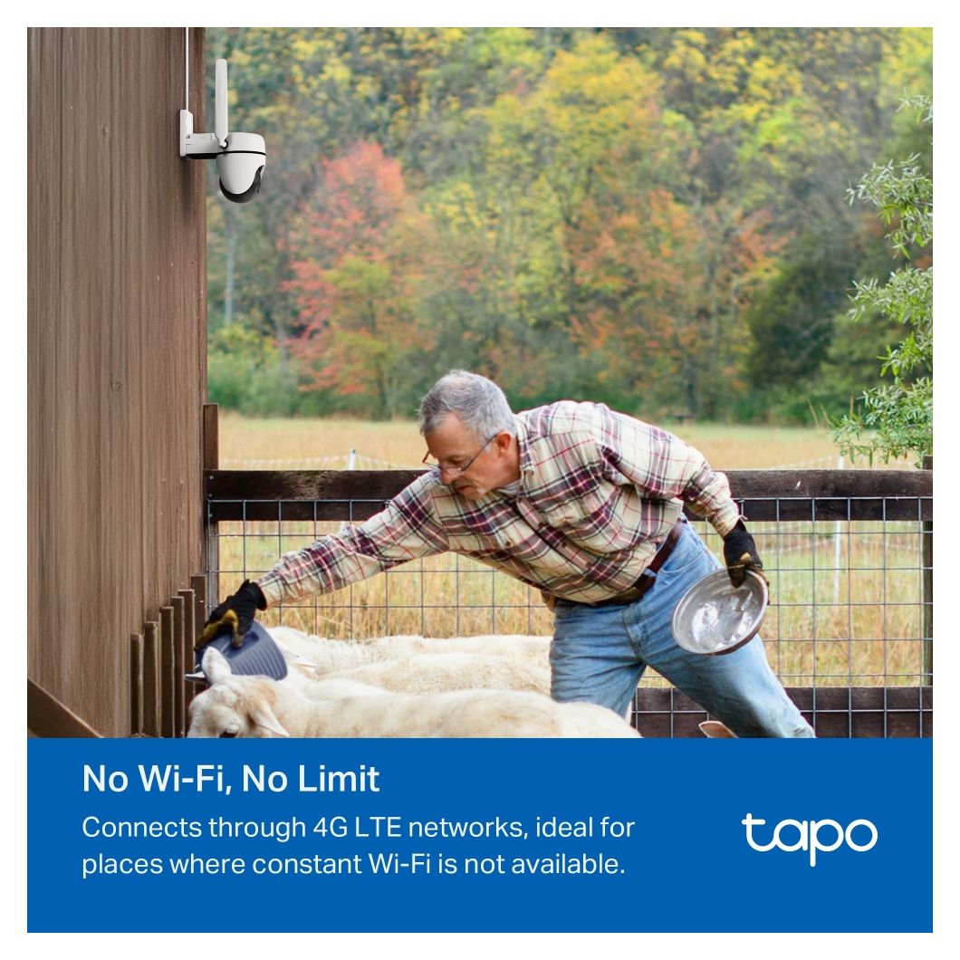 Tapo C501GW 1920 x 1080 Pixel IP-Sicherheitskamera IP66 Außen Nachtsicht  (Weiß) 