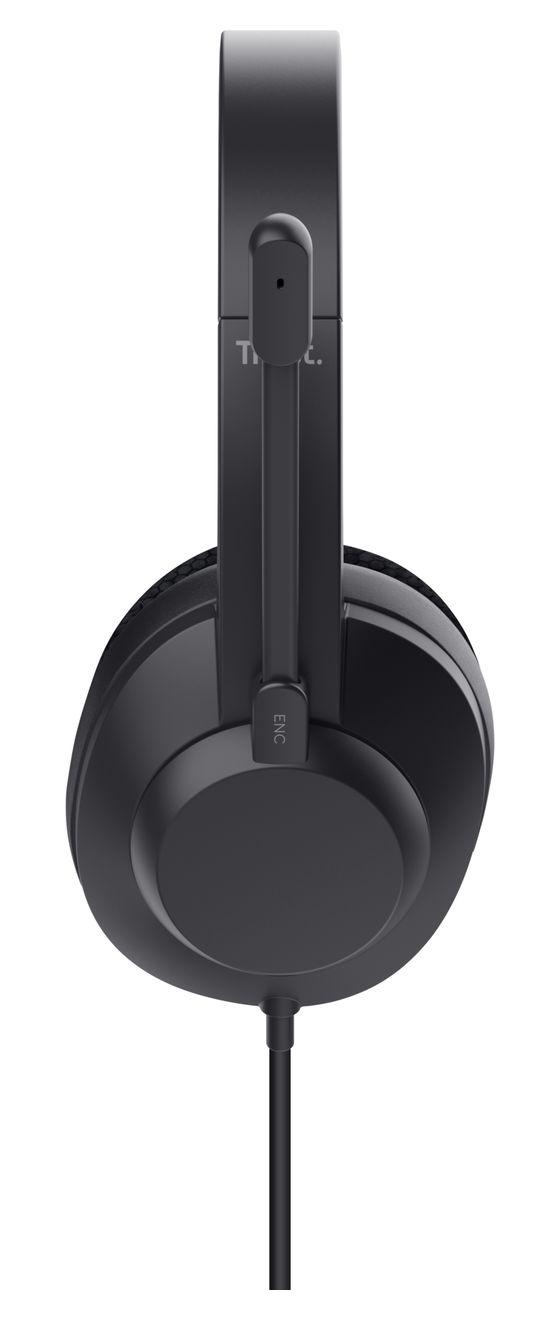 Ayda Max Over Ear Kopfhörer Kabelgebunden USB Type-C / USB Type-A  (Schwarz) 