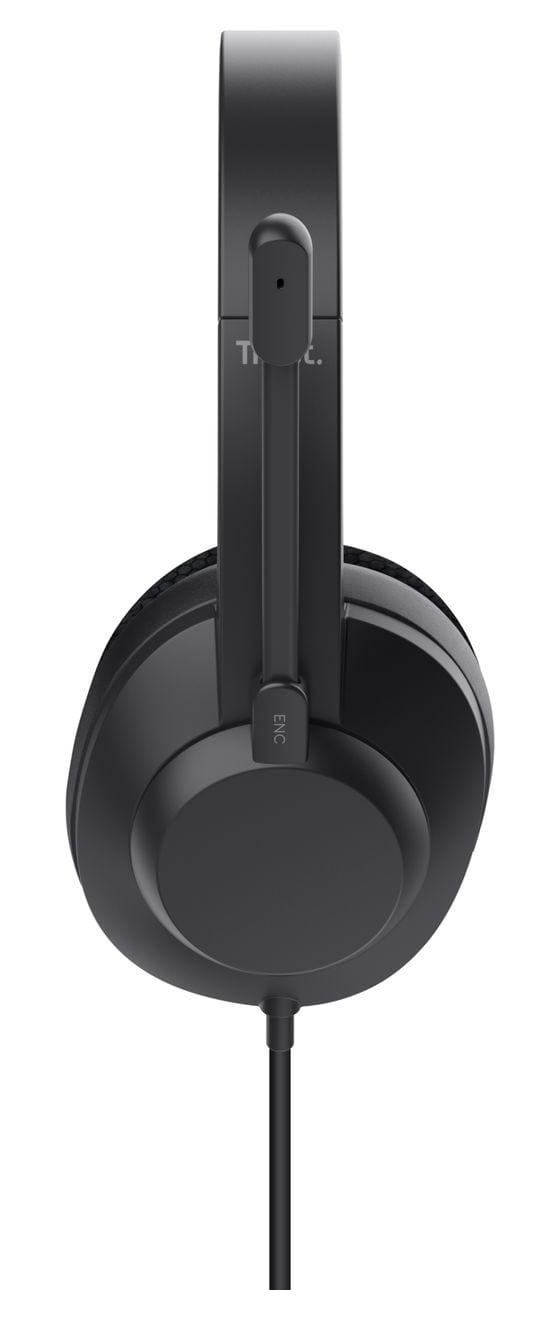Ayda Max USB-ENC Over Ear Kopfhörer kabelgebunden USB Typ-C  (Schwarz) 