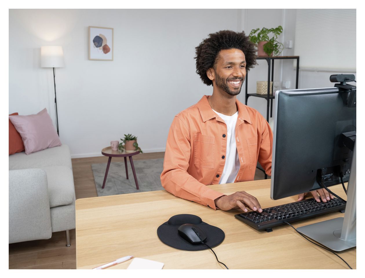 Basi 1200 DPI Büro Maus Optisch  (Schwarz) 