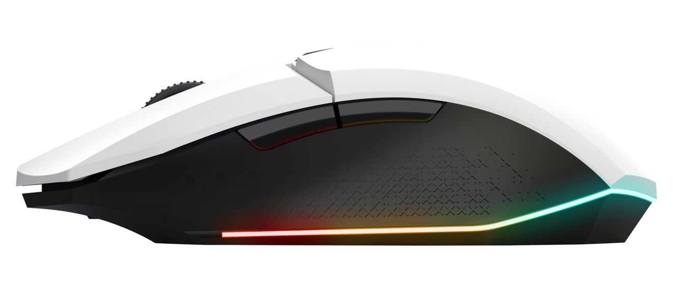 GXT 110 Felox 4800 DPI Gaming Maus Optisch  (Weiß) 