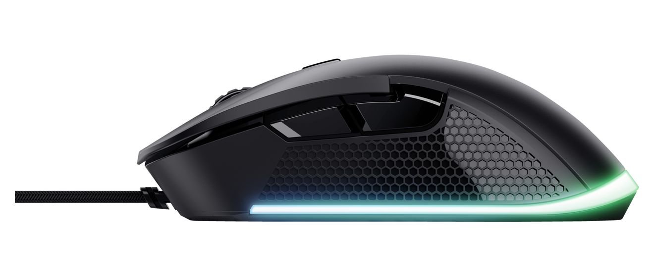 GXT 922 YBAR 7200 DPI Gaming Maus Optisch  (Schwarz) 