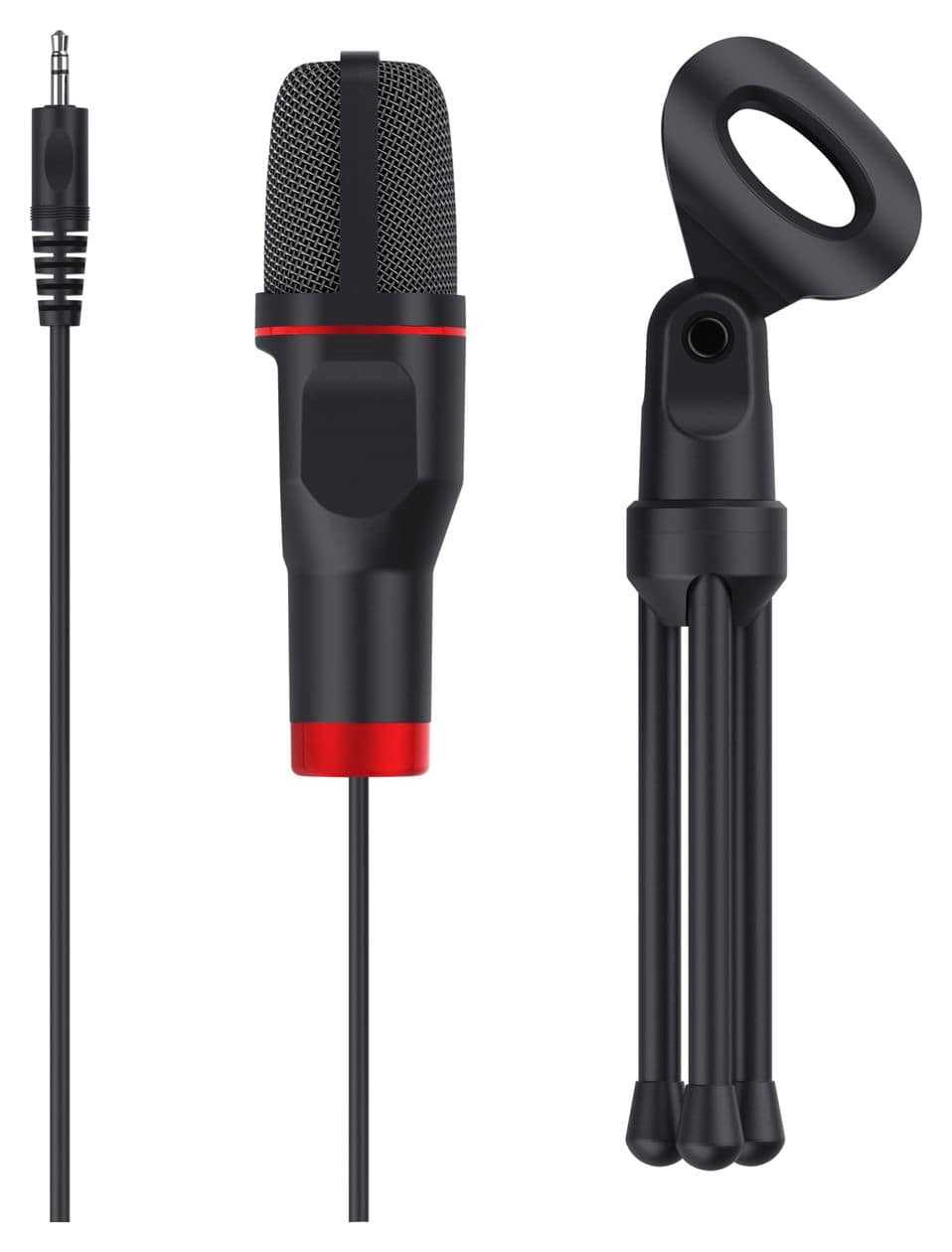 GXT212 Kabelgebunden PC-Mikrofon USB / 3,5 mm  (Schwarz, Rot) 