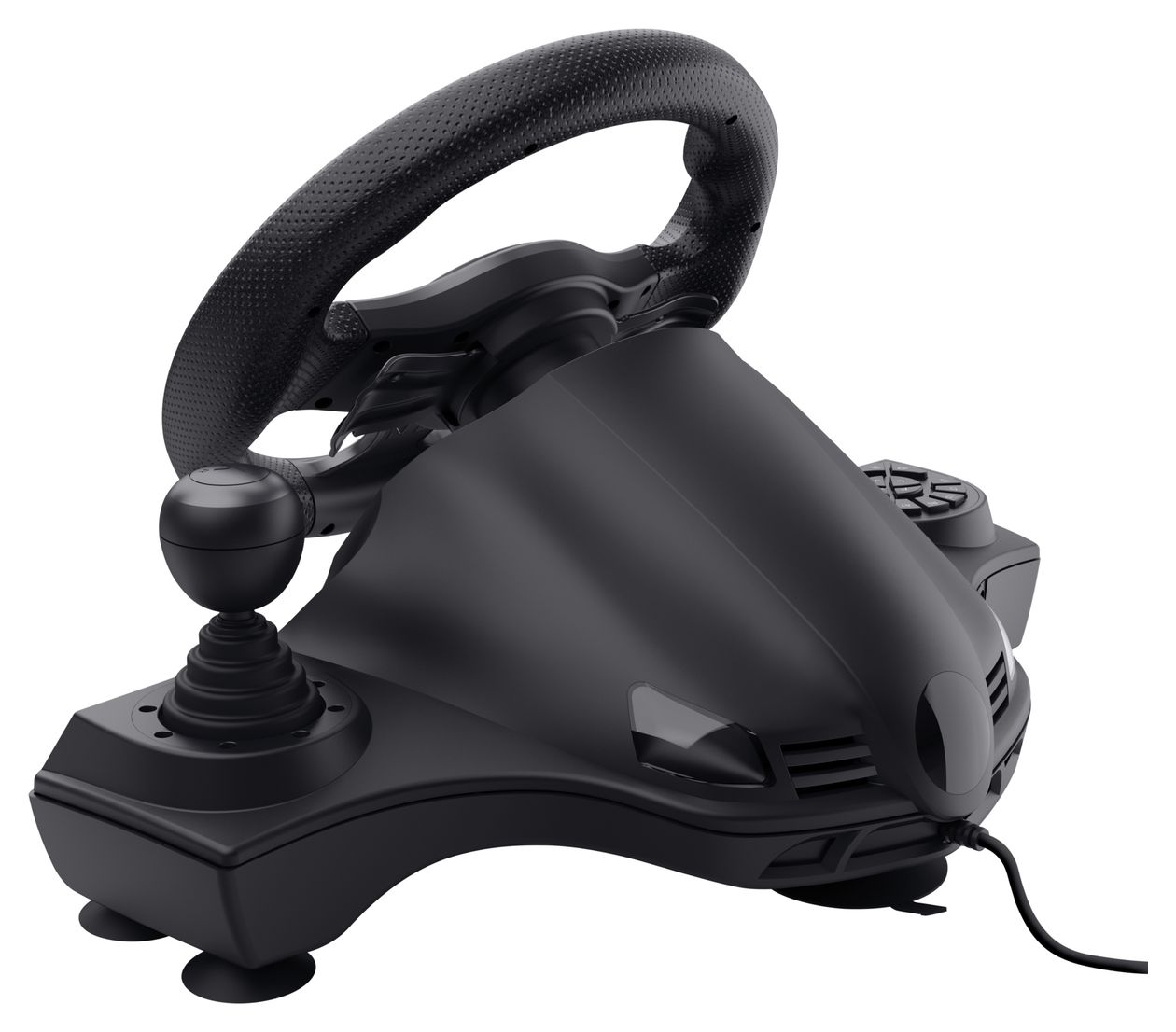 GXT289 Movi Lenkrad + Pedale für Nintendo Switch, PlayStation 4, Xbox One S, Xbox One X, Xbox Series S, Xbox Series X  (Schwarz) 