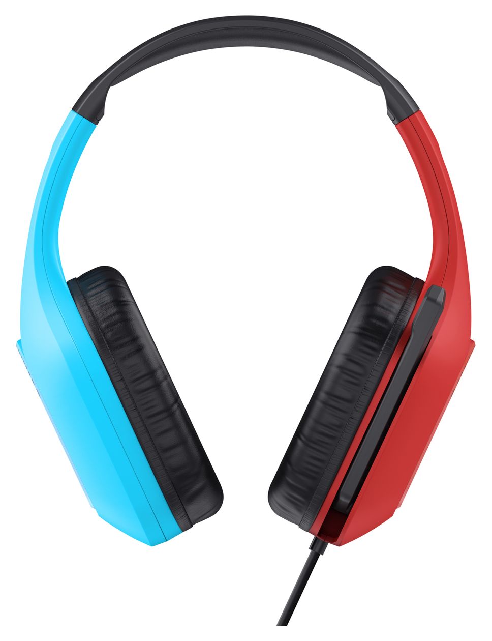 GXT416 Zirox Over Ear Kopfhörer Kabelgebunden  (Schwarz, Cyan, Rot) 