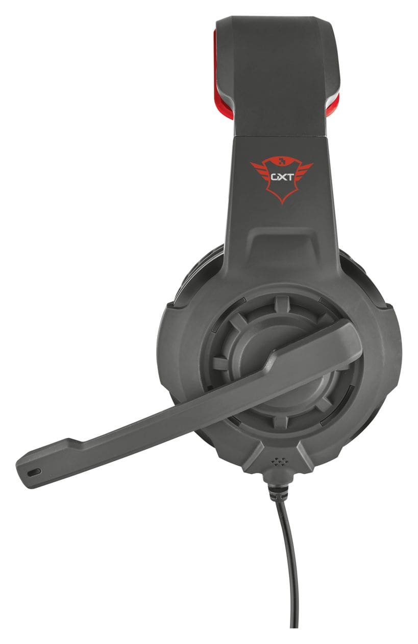 GXT784 Over Ear Kopfhörer Kabelgebunden  (Schwarz, Rot) 