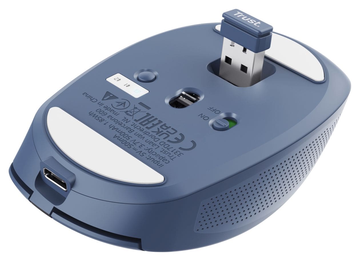 Ozaa 3200 DPI Büro Maus Optisch  (Blau) 