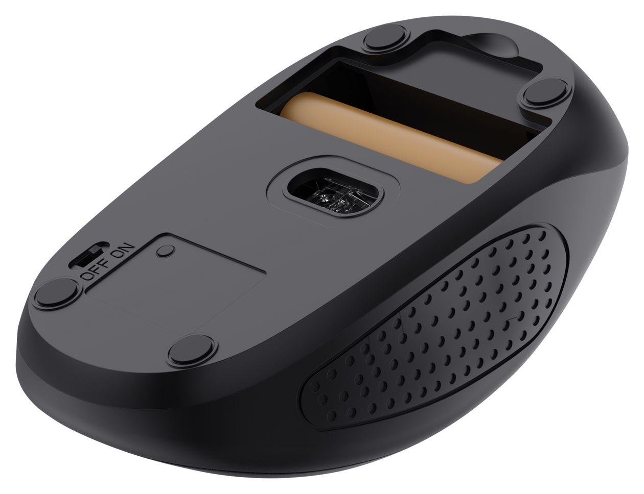 Primo 1600 DPI Reisen Maus Optisch  (Schwarz) 