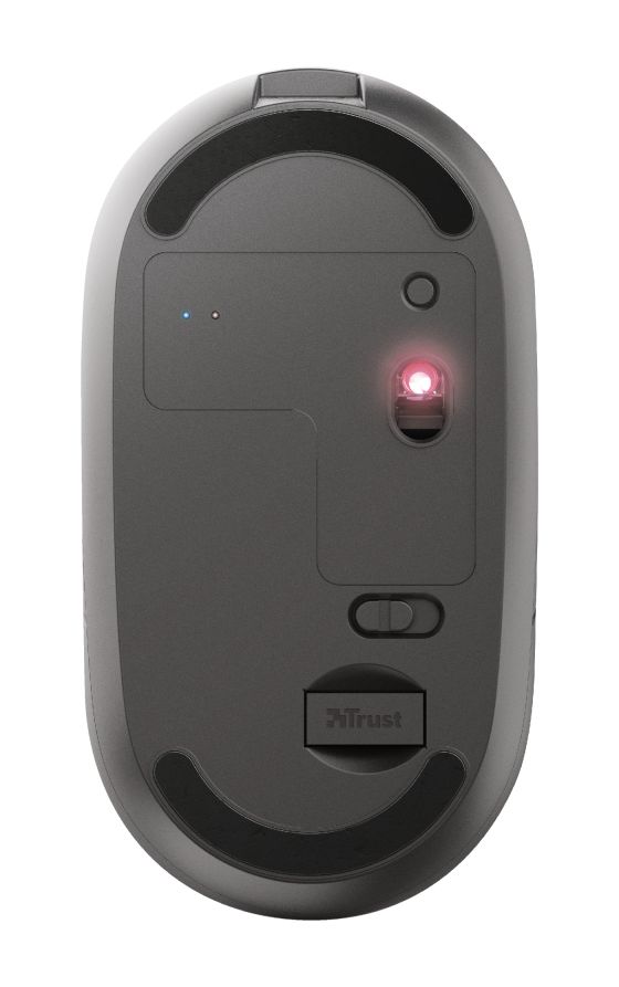 Puck 1600 DPI Büro Maus Optisch  (Schwarz) 