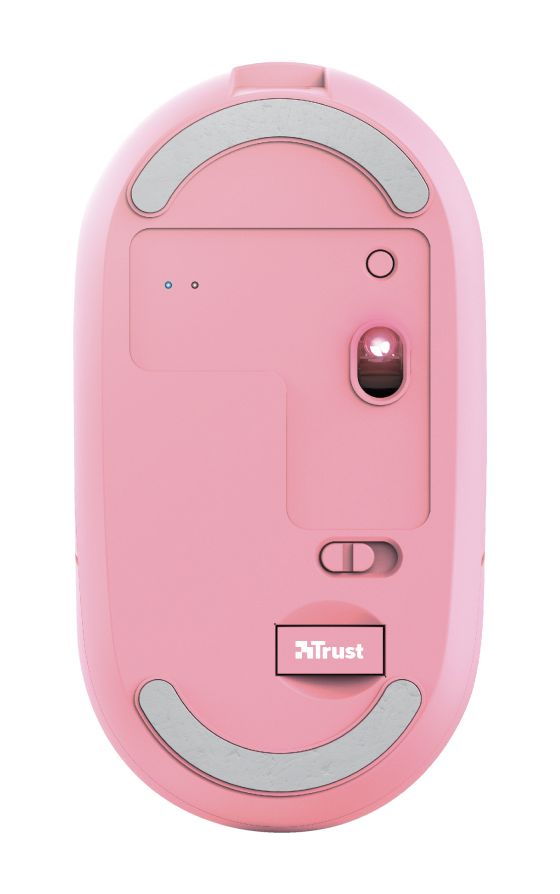 Puck 1600 DPI Büro Maus Optisch  (Pink) 