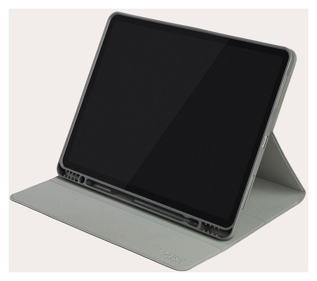 Link Folio aus Kunststoff für Apple iPad Pro 12.9" 2021 bis 32,8 cm (12.9") Staubresistent, Kratzresistent, Spritzwassergeschützt (Grau) 