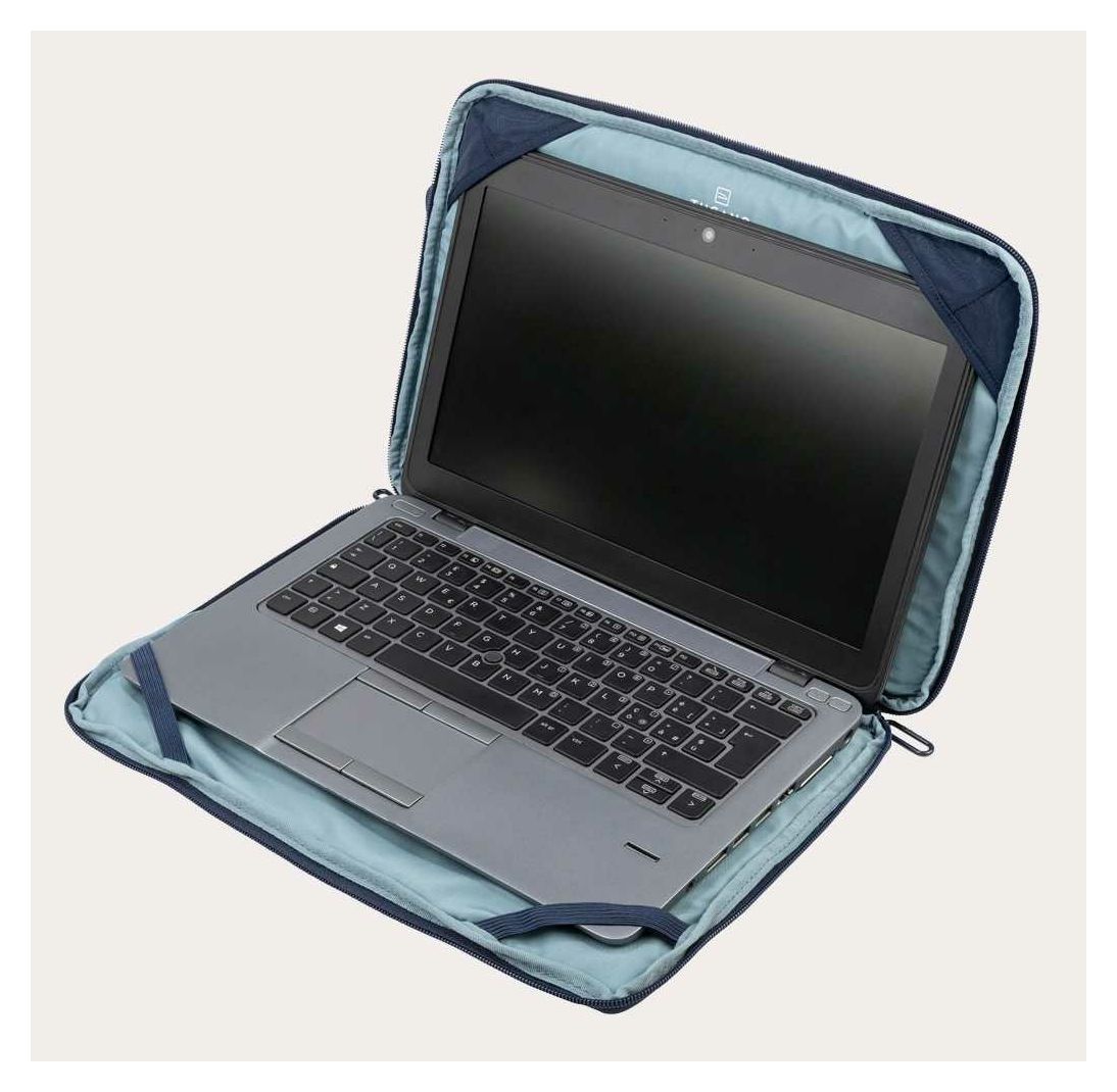 Sandy Notebook-Sleeve bis 35,6 cm (14 Zoll) (Blau) 