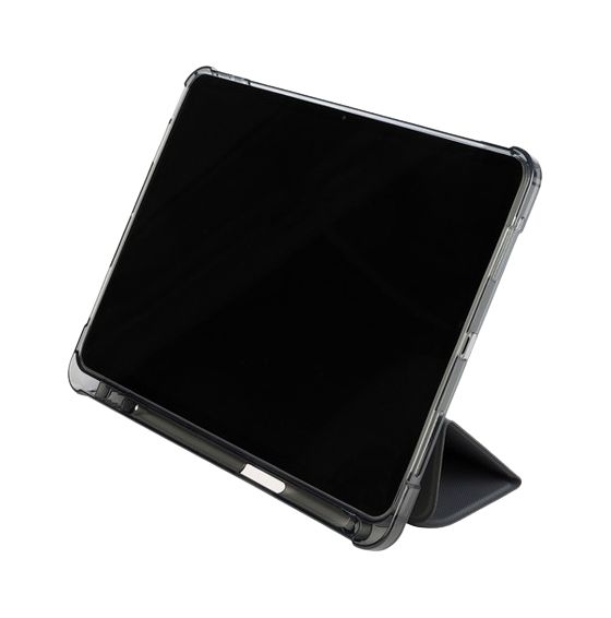 Satin Folio aus Kunststoff für Apple iPad Air 11 Zoll M2/M3 bis 27,9 cm (11") Schockresistent (Grau) 