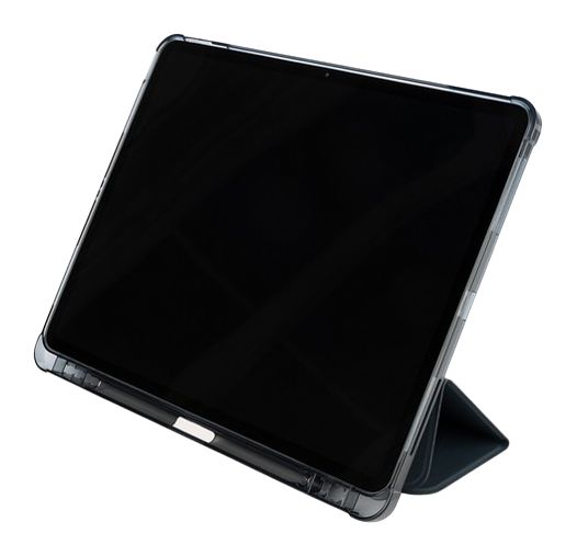 Satin Folio aus Kunststoff für Apple iPad Pro 13 Zoll M4 bis 33 cm (13") Schockresistent (Dunkelblau) 