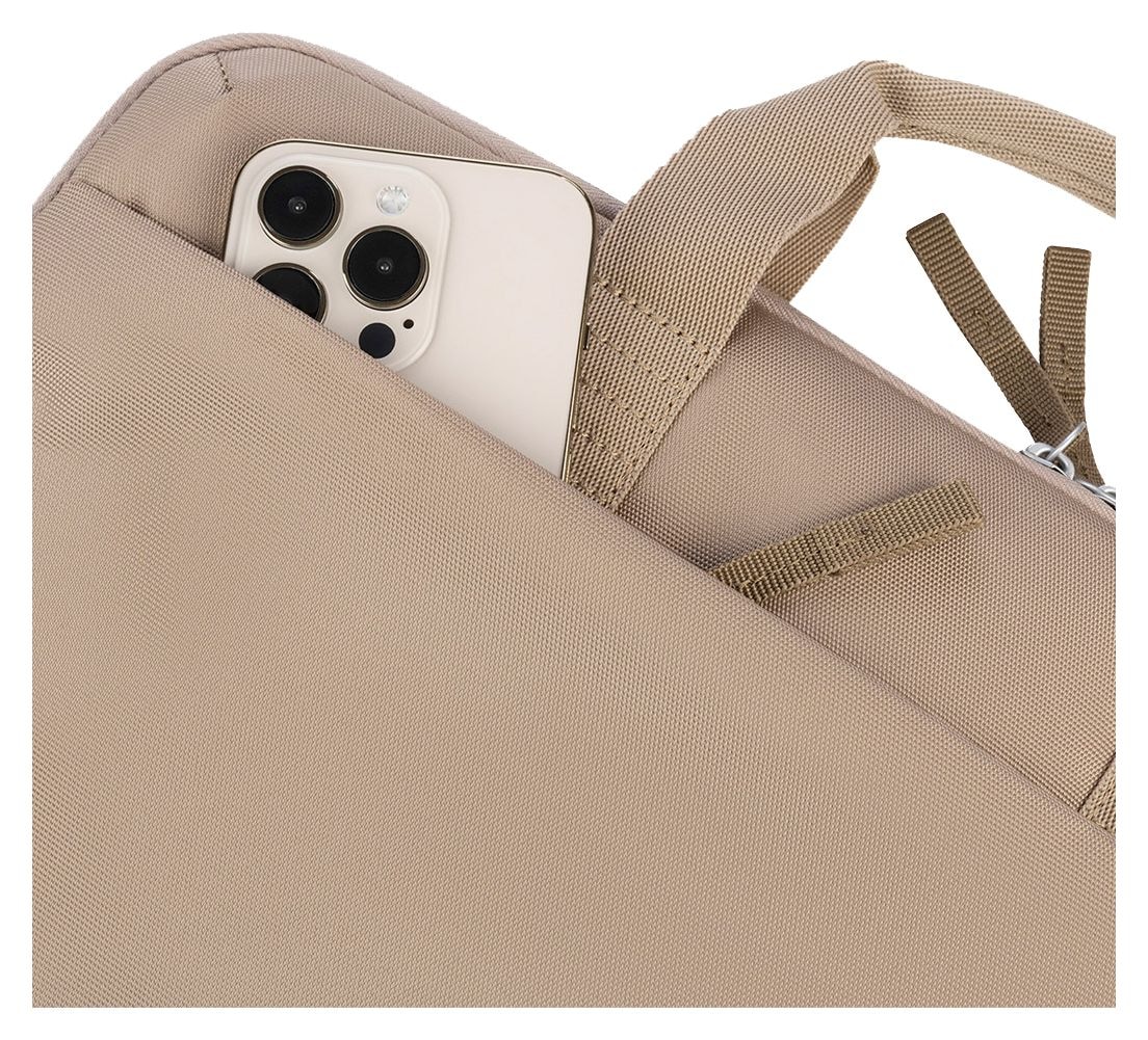 Smilza Notebooktasche bis 39,6 cm (15.6 Zoll) (Beige) 