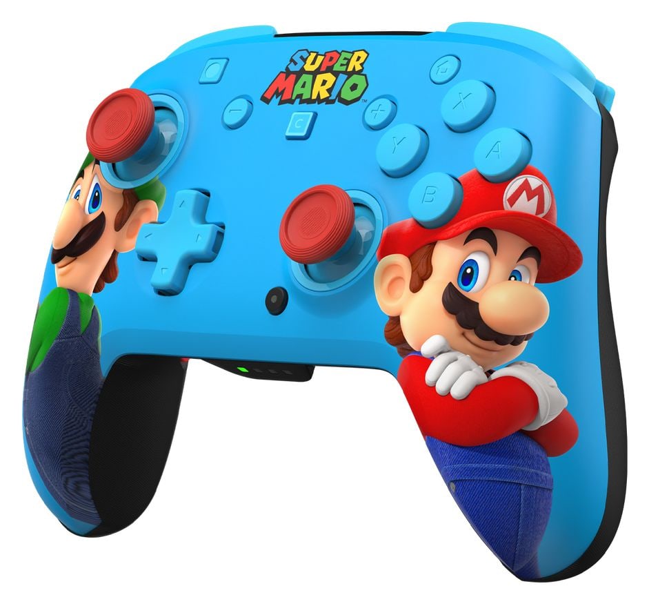 Rematch Wireless Controller Super Mario: Mario & Luigi Gamepad für Nintendo Switch, Nintendo Switch 2, Nintendo Switch Lite, Nintendo Switch OLED  (Mehrfarbig) 
