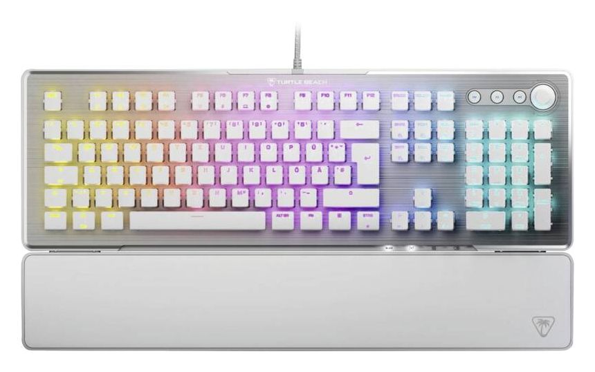 Vulcan II RGB-LED Gaming Tastatur USB  (Weiß) 
