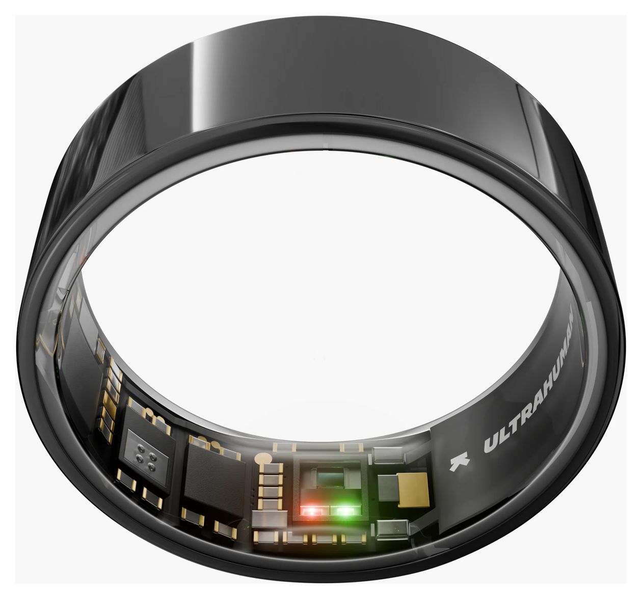 Ring AIR Smart Ring Größe 9  (Schwarz) 
