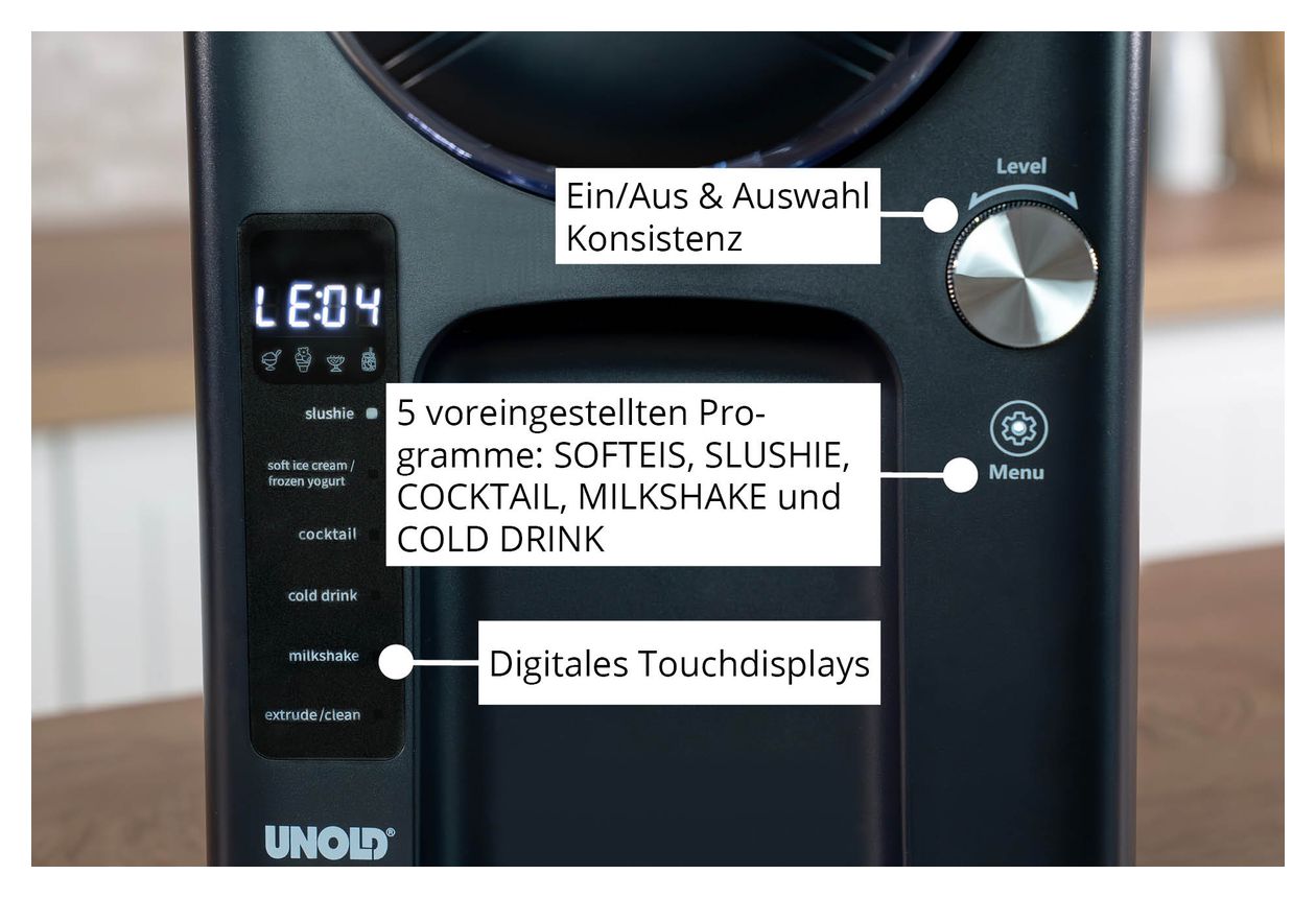 48956 Sofie 2in1-Slush und Softeismaschine 1400 l Eismaschine 150 W 