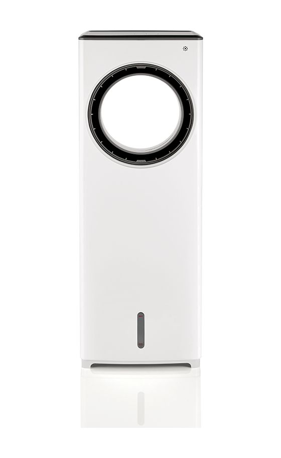 Fresh Turmventilator Stand  (Grau, Weiß) 