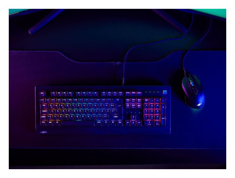 Exodus 600 RGB-LED Gaming Tastatur USB  (Schwarz) 