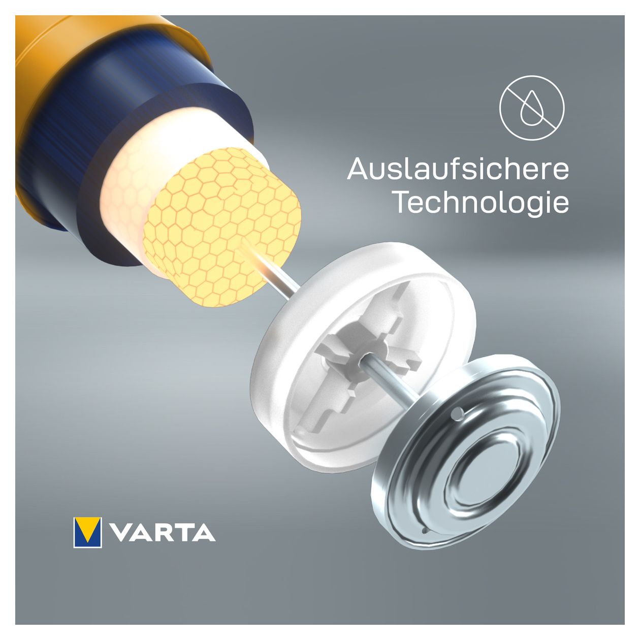 Batterien AAA, 4 Stück, Longlife, Alkaline, 1,5V, ideal für Fernbedienungen, Wecker, Radios, Wanduhren, Made in Germany 