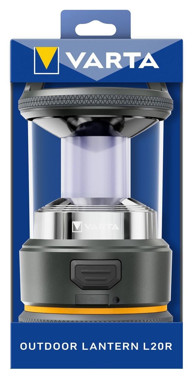 L20R Outdoor Laterne Batterie  (Schwarz) 