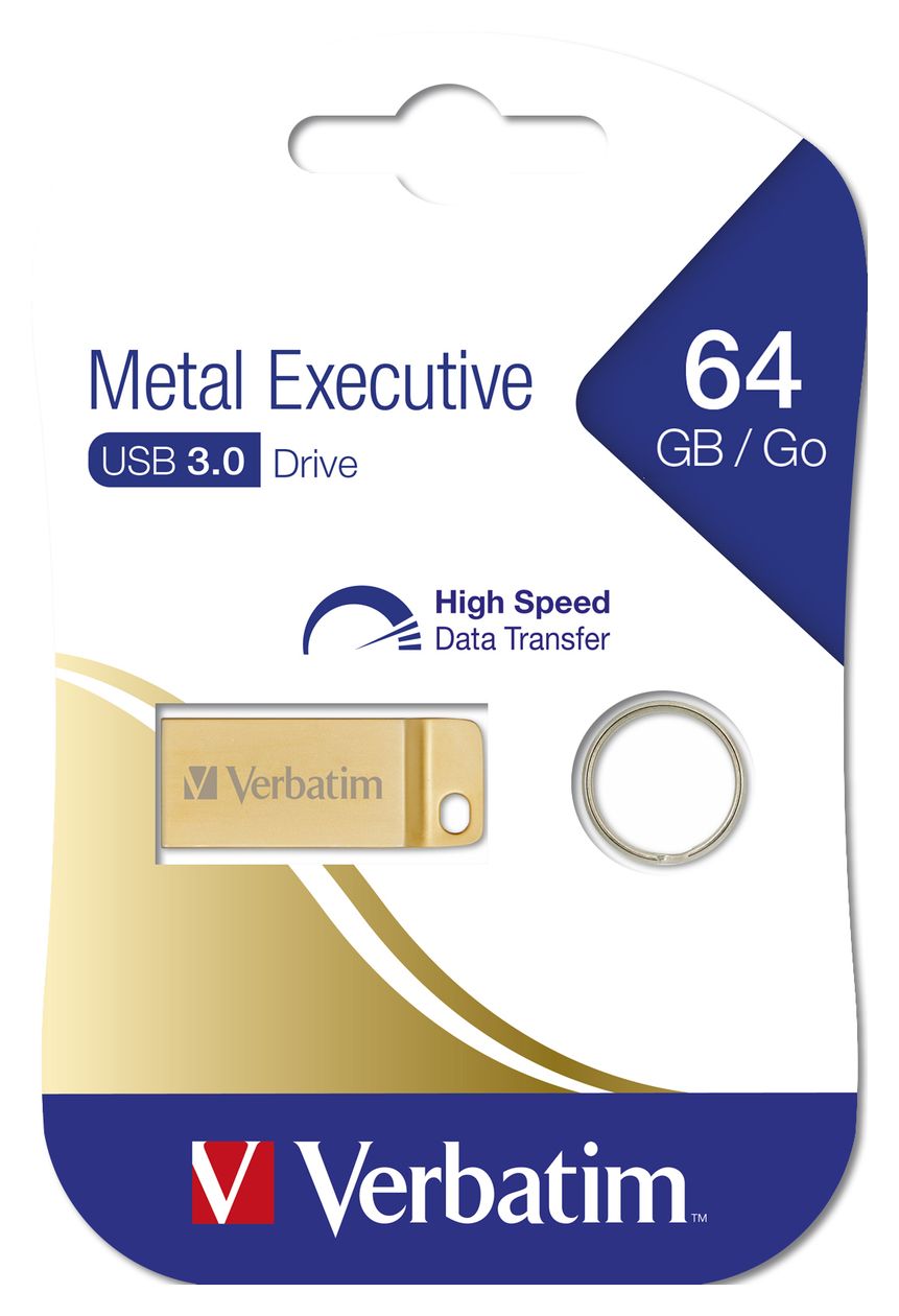 Metal Executive USB Typ-A Stick 64 GB  (Gold) 