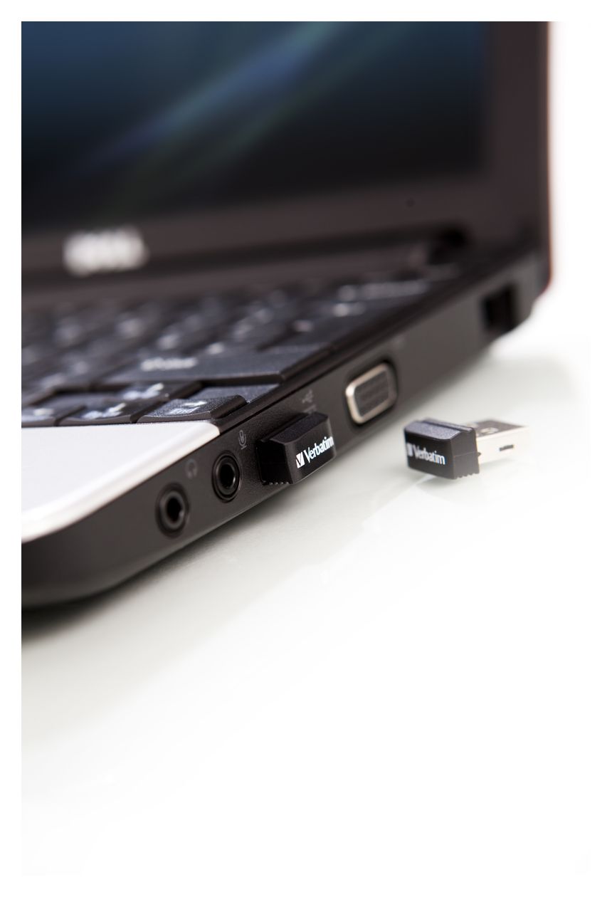 Nano USB Typ-A Stick 32 GB  (Schwarz) 