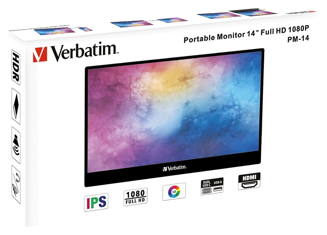 PM-14 Full HD Monitor 35,6 cm (14 Zoll) 16:9 6 ms 220 cd/m²  (Schwarz) 