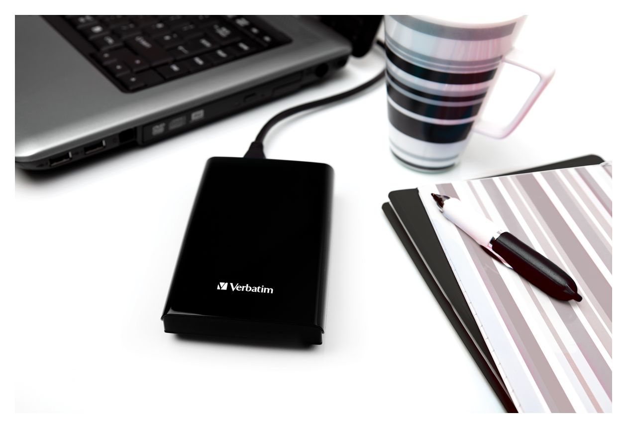 Store 'n' Go Slim Portable 512 GB SSD  (Schwarz) 