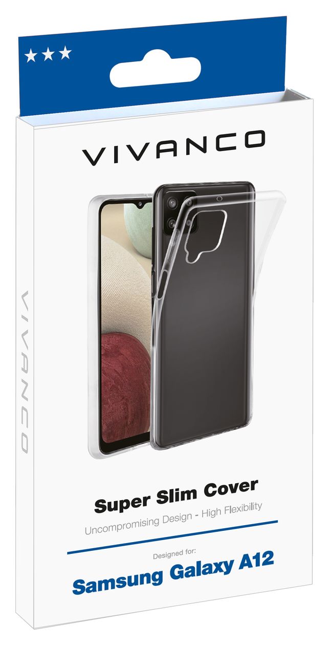 Super Slim Cover für Samsung Galaxy A12  (Transparent) 