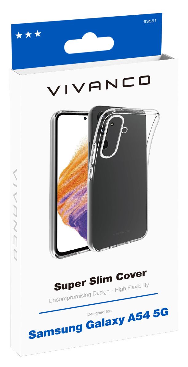 Super Slim Cover für Samsung Galaxy A54 5G  (Transparent) 