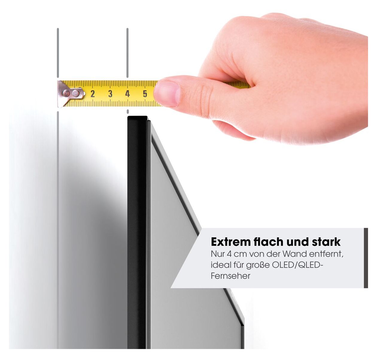 TVM5845 schwenkbare Wand Halterung 180° bis 2,54 m (100") 55 kg 