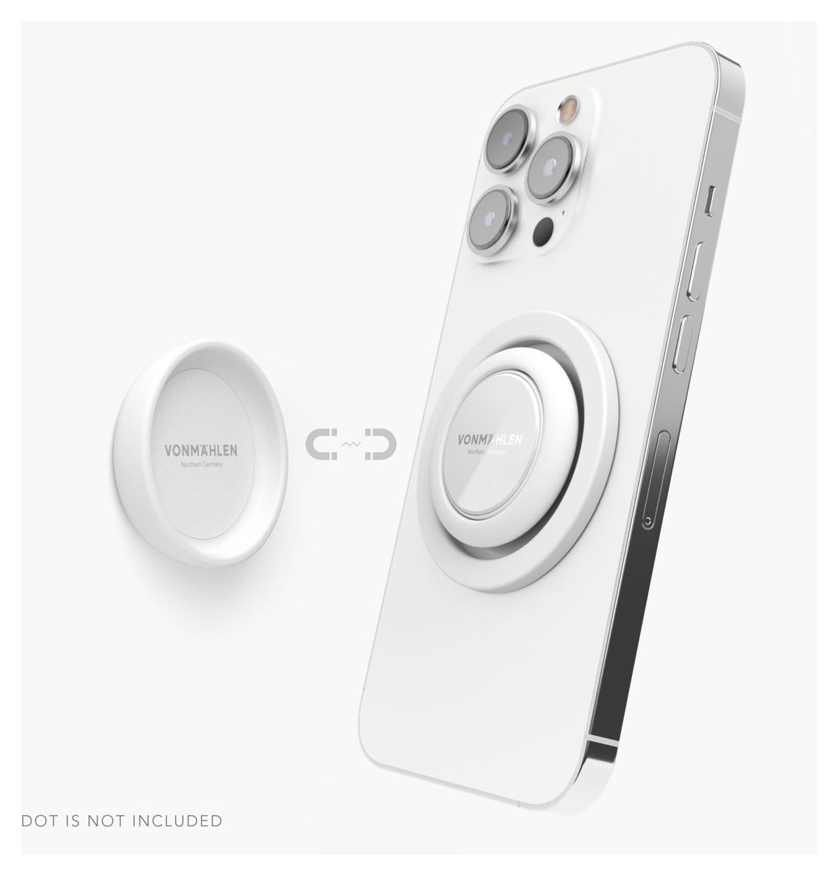 Backflip Mag Fingerring für Apple iPhone 12, 13, 14, 15 series  (Weiß) 