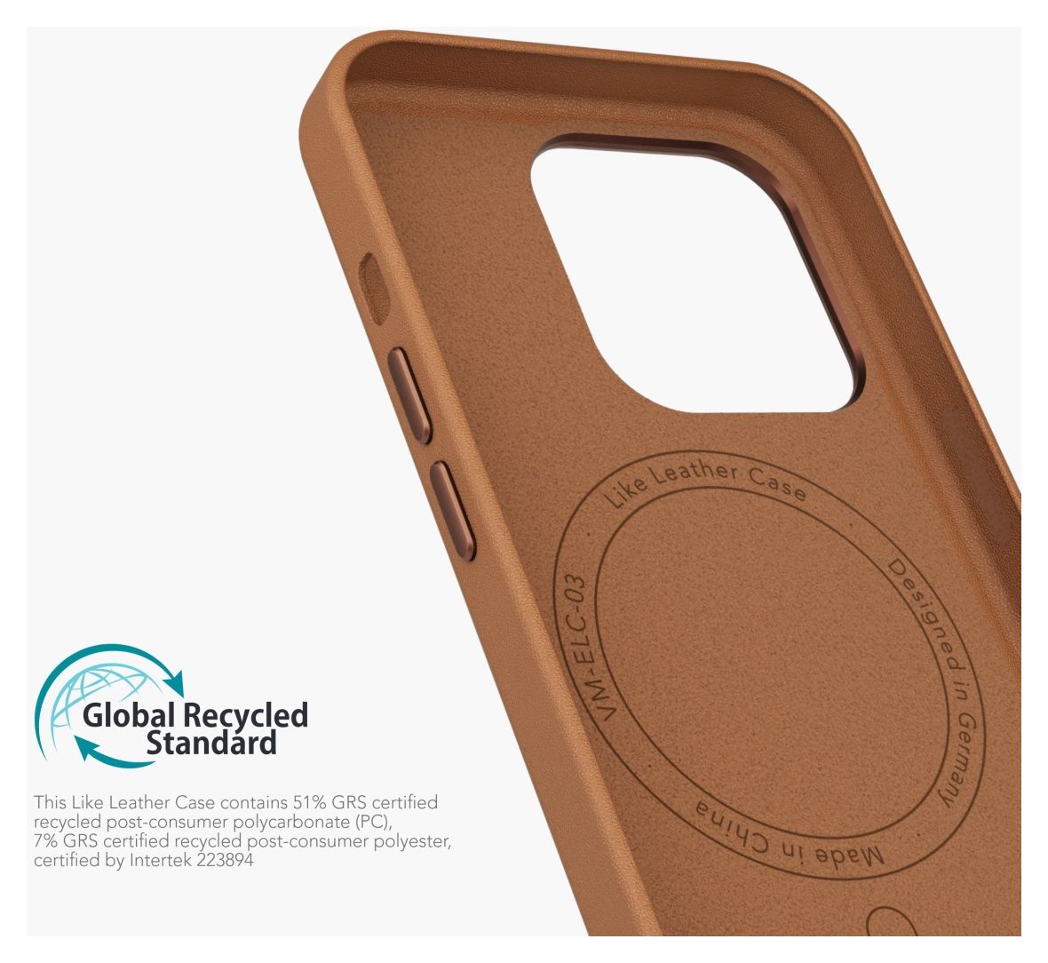 Like Leather Case Cover für Apple iPhone 16 Pro  (Braun) 