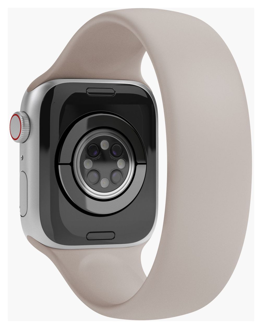 Solo Loop Armband S Apple Watch 42 mm / 44 mm / 45 mm / 49 mm  (Cremefarben) 