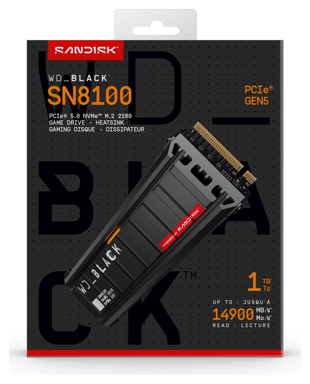 Black SN8100 1 TB SSD PCI Express 5.0 M.2 