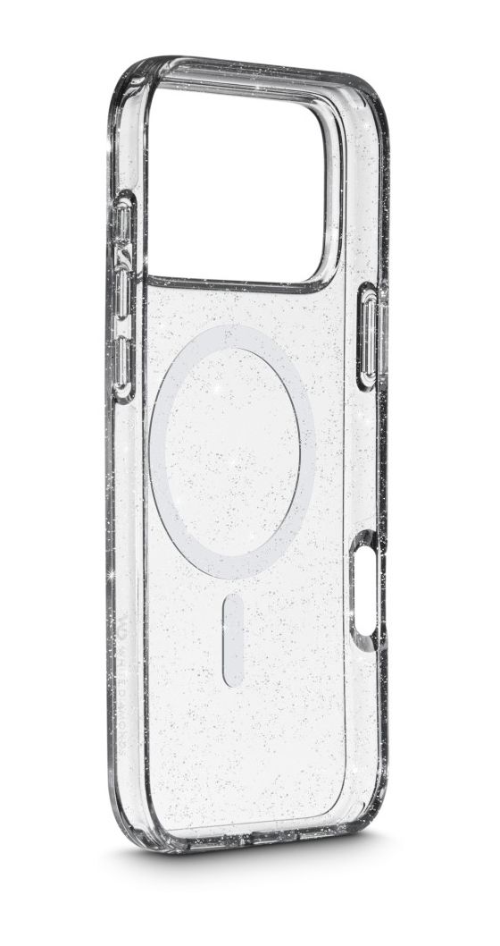 Mag Glitter Cover für Apple iPhone 17 Pro Max  (Transparent) 