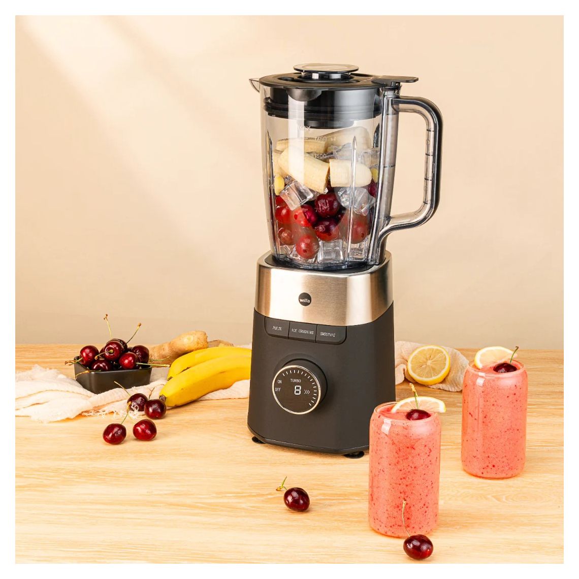 BLPT-1200 1,75 l Standmixer 2 Geschwindigkeiten 1200 W  (Schwarz) 