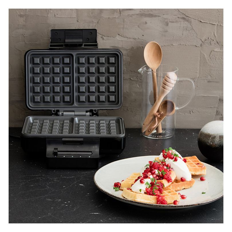 BW-1000B Waffeleisen quadratisch für 2 Waffel(n) 1000 W 