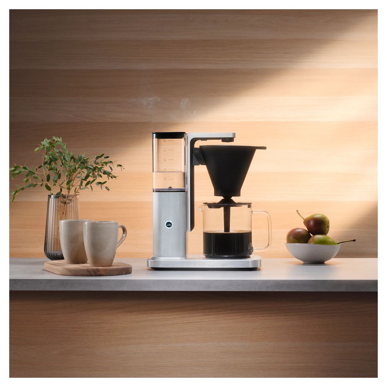 CM10ABA-A125 10 Tassen Filterkaffeemaschine 1,2 l (Schwarz, Transparent, Weiß) 