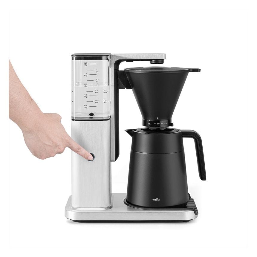 CM10ABA-T125 10 Tassen Filterkaffeemaschine 1,2 l  (Schwarz, Aluminium) 