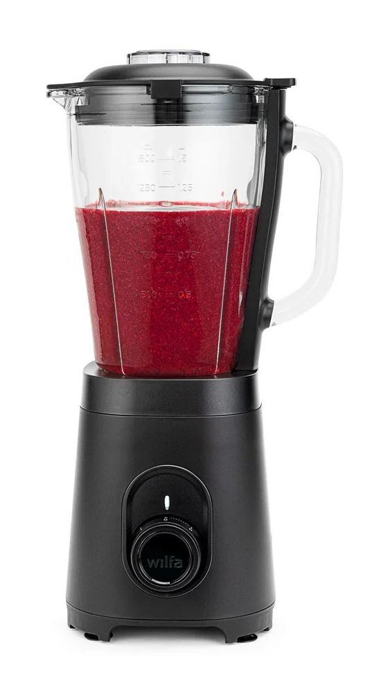 DBL-1200B 1,5 l Standmixer 5 Geschwindigkeiten 1200 W (Schwarz, Transparent) 