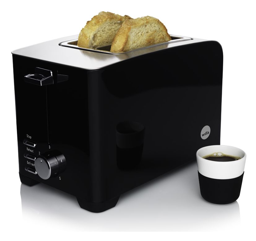 TO-1B Toaster 800 W 2 Scheibe(n) 5 Stufen  (Schwarz) 